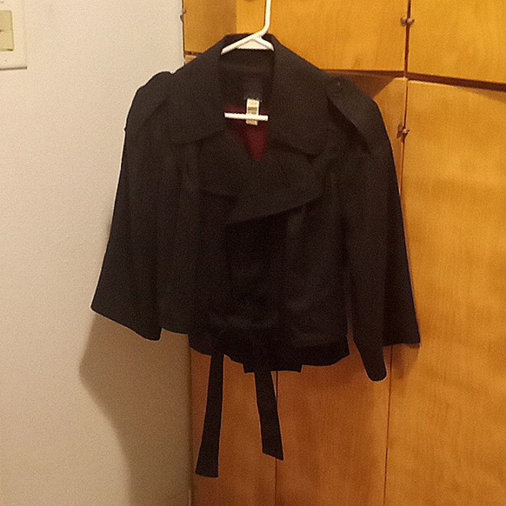DIESEL brand size Medium womens black cropped blazer